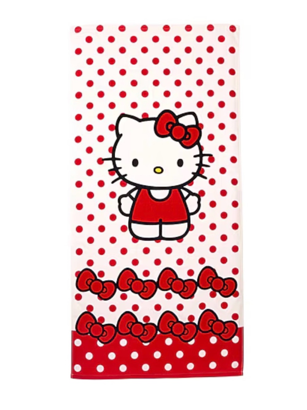 HELLO KITTY by SANRIO Summer Beach Towel in Red